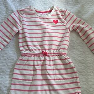 Tommy Bahama Pink and White Striped Kids Nightgown
